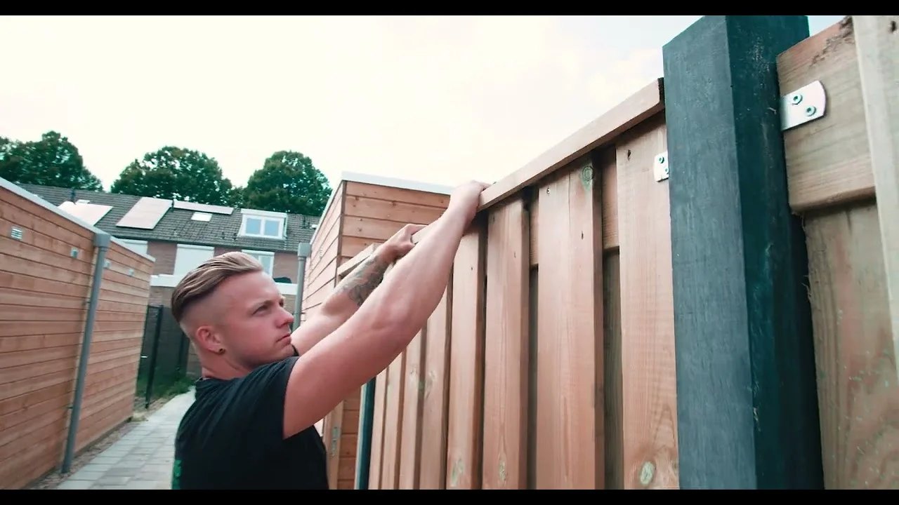 Aan het werk in de tuin